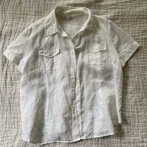 Vintage Ann Taylor linen button down